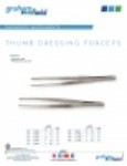 Product Sheet - Thumb Dressing Forceps
